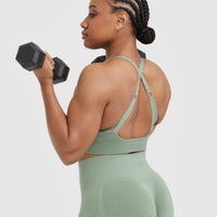 Classic Seamless 2.0 Bralette | Sage Marl