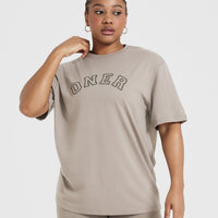 Classic Varsity Oversized Lightweight T-shirt | Minky