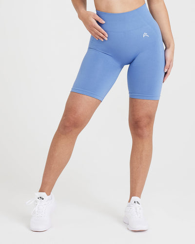 Classic Seamless 2.0 Cycling Shorts Light Denim Marl
