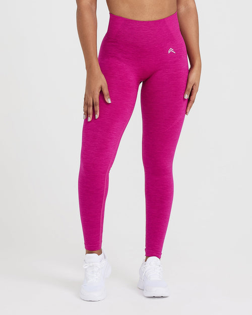 Oner Modal Classic Seamless 2.0 Leggings | Fuchsia Marl