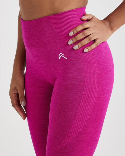 PINK SEAMLESS LEGGINGS for WOMEN - FUCHSIA MARL