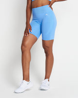 Classic Seamless Cycling Shorts | Blue Marl