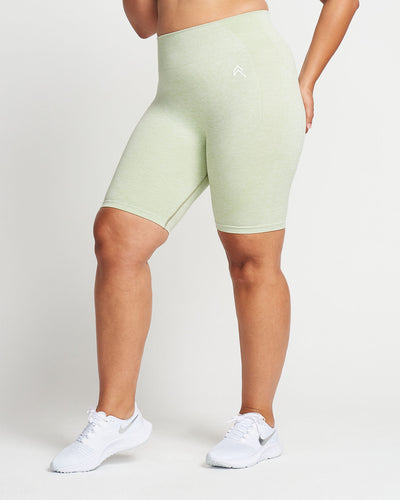 Classic Seamless Cycling Shorts | Pistacchio Marl