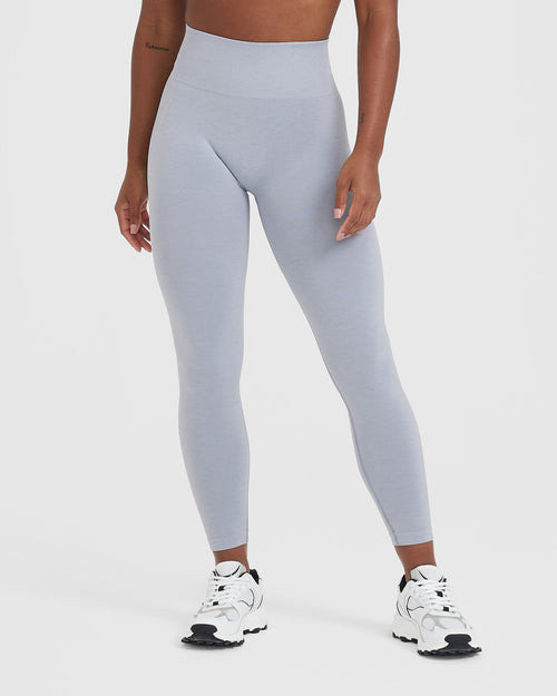 Seamless Sports Leggings in Smoke Grey Marl | Oner Active