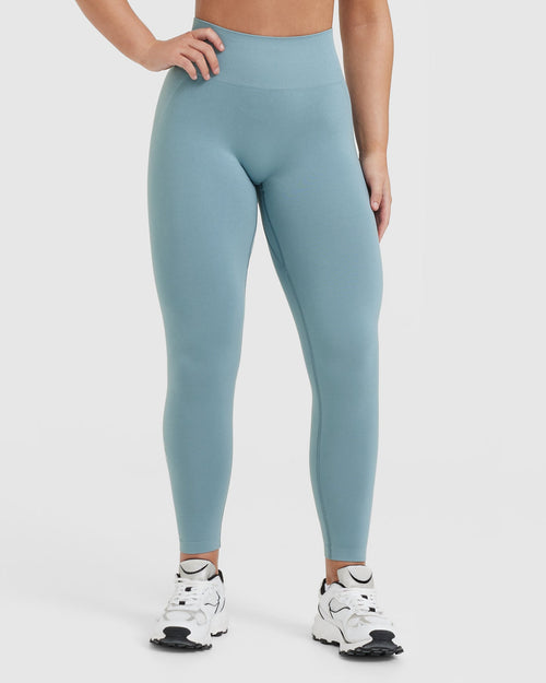 Oner Modal Effortless Seamless Leggings | Steel Blue