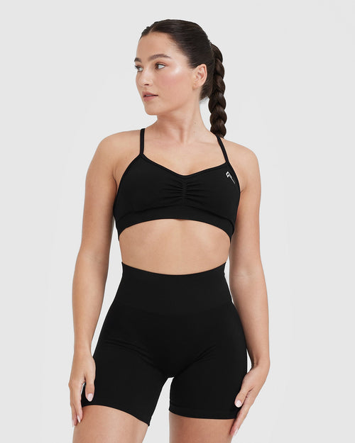 Strappy 2024 black bralette