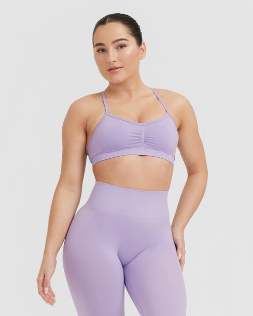 Oner Modal Effortless Strappy Bralette | Wisteria Purple