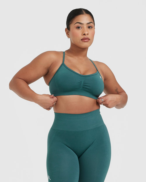 Oner Modal Effortless Strappy Bralette | Marine Teal