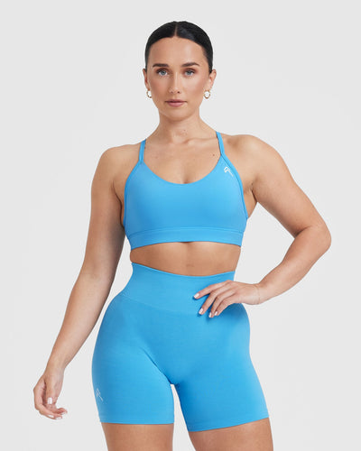 Electric Blue Women's Sports Bra