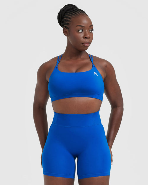 Oner Modal Everyday Cross Over Bralette | Cobalt