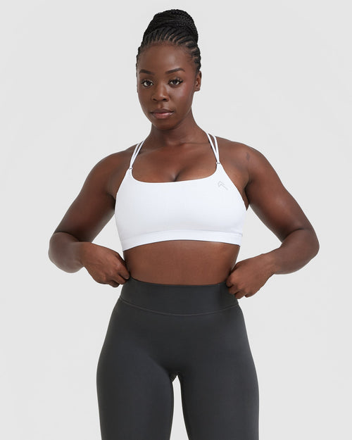 Oner Modal Everyday Cross Over Bralette | White