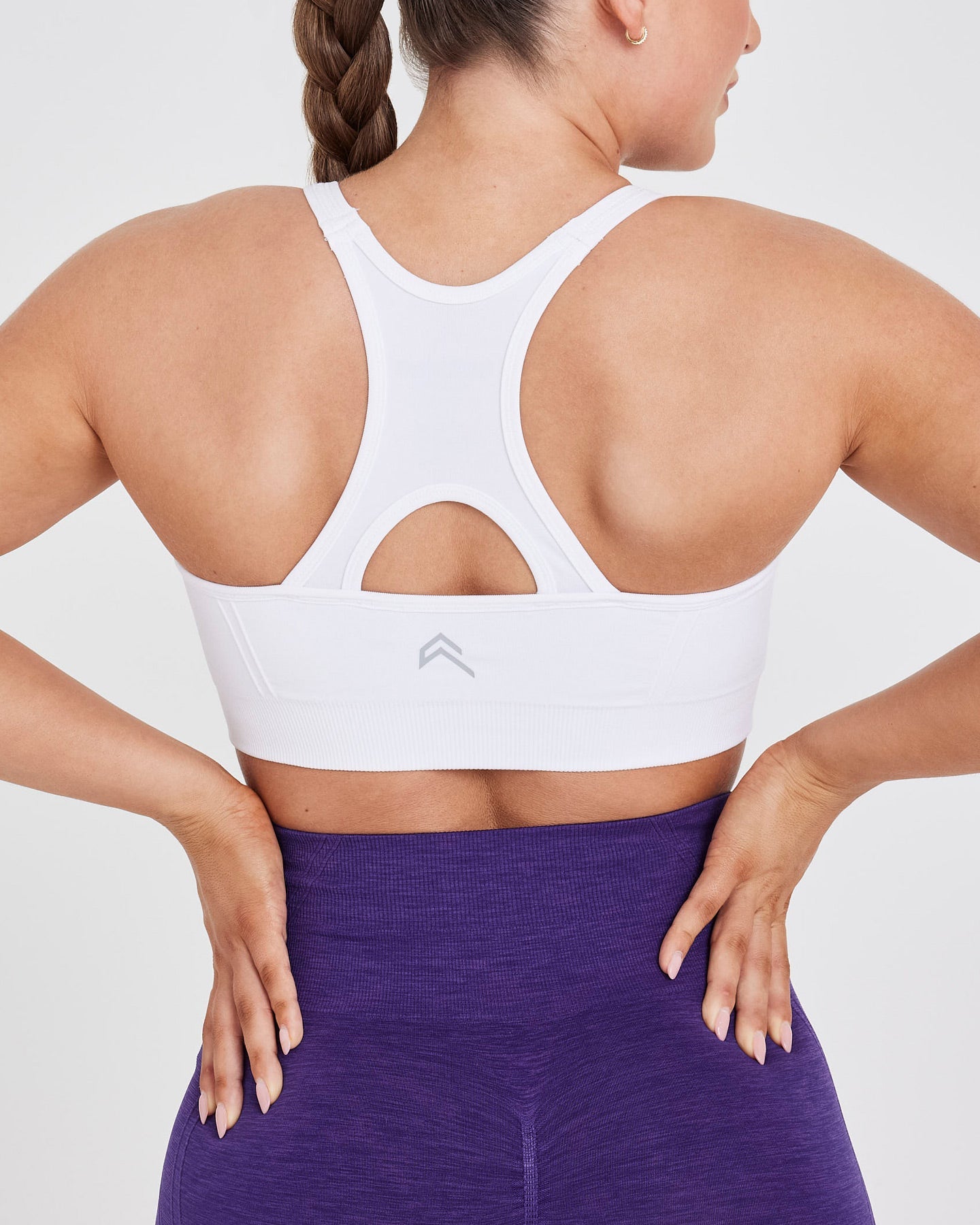 White high neck bralette deals
