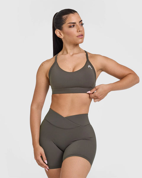 Best Sports Bra for Everyday Wear Deep Taupe Oner Active