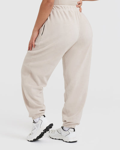 Fleece oversized joggers on sale