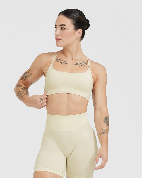 Oner Modal Everyday Cross Over Bralette | Vanilla