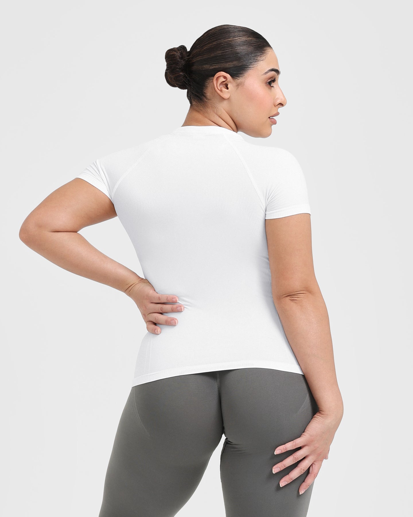 Womens High Waist Yoga Oner Active Leggings And Top Set Athletic Sportswear  For Gym And Workout L231129 From Pursui, $9.37
