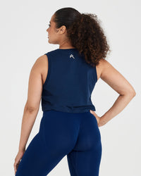 Graphic Jersey Tank | Washed Midnight