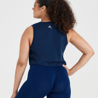 Graphic Jersey Tank | Washed Midnight