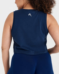Graphic Jersey Tank | Washed Midnight