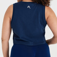 Graphic Jersey Tank | Washed Midnight