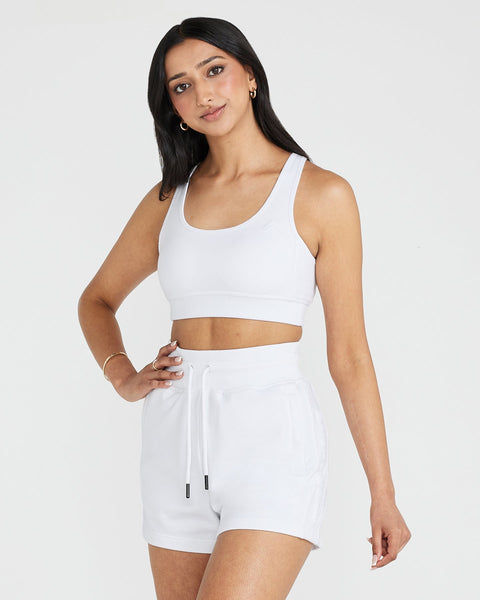 White Sports Bralette - Low Support | Oner Active