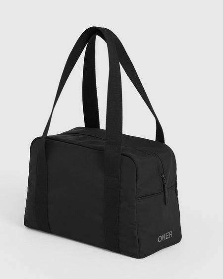 Plain black gym bag on sale
