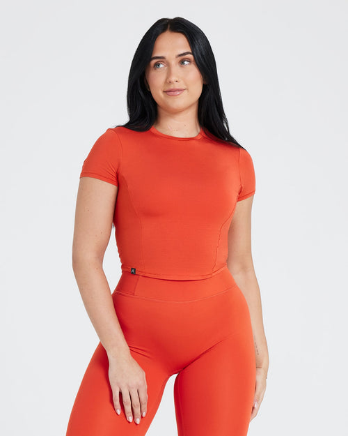 Oner Modal Mellow™ Soft Mid Short Sleeve T-Shirt | Spice