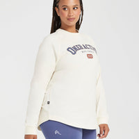 Oversized Long Sleeve Club Tee | Off White