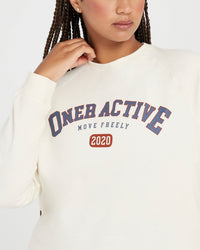 Oversized Long Sleeve Club Tee | Off White
