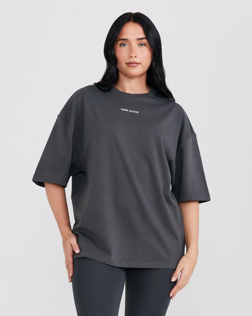 Oner Modal OYB Graphic Unisex T-Shirt | Coal
