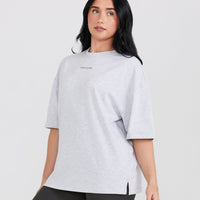 OYB Graphic Unisex T-Shirt | Light Grey Marl