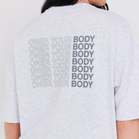 OYB Graphic Unisex T-Shirt | Light Grey Marl