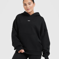 Raising the Bar Graphic Unisex Oversized Hoodie | Black