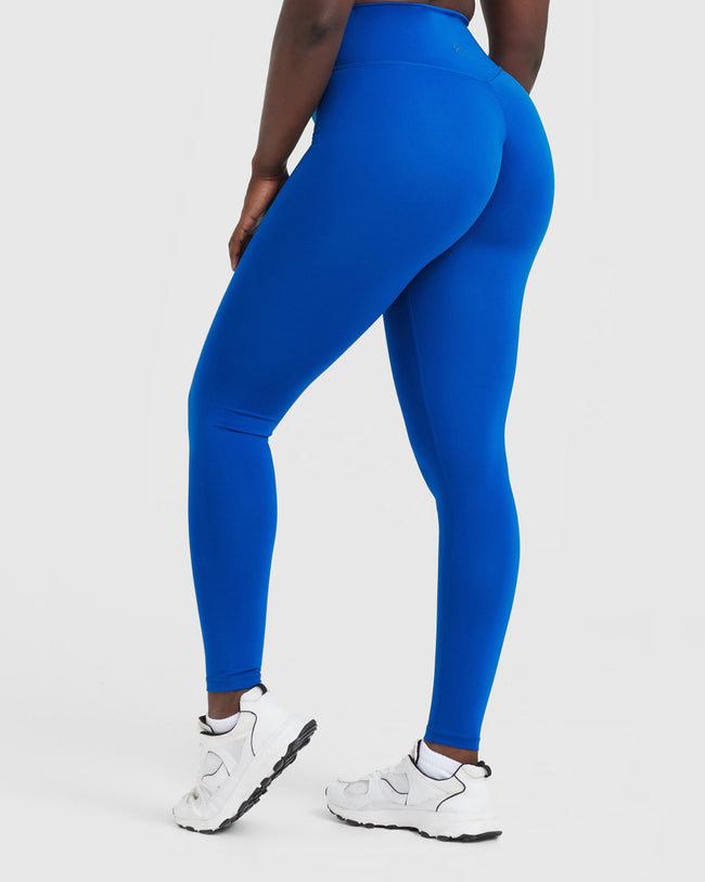 Cobalt blue top lululemon leggings