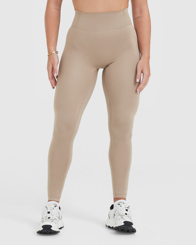 Timeless High Waisted Leggings | Sandstone