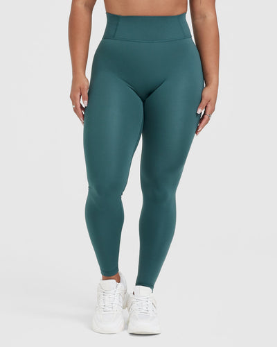 Timeless High Waisted Leggings | Marine Teal