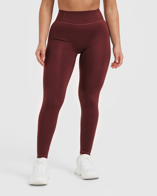 Gym Leggings High Waisted Spicy Red Oner Active