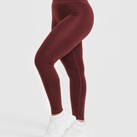 Timeless High Waisted Leggings | Mulled Wine
