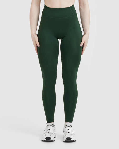 Green and white leggings new arrivals