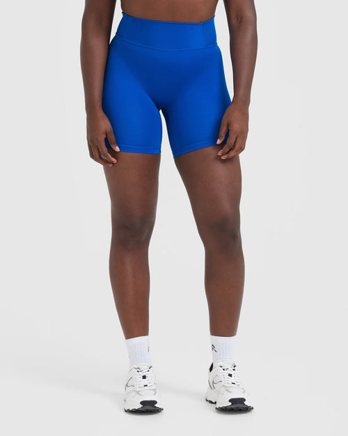 Oner Modal Timeless High Waisted Shorts 6" | Cobalt