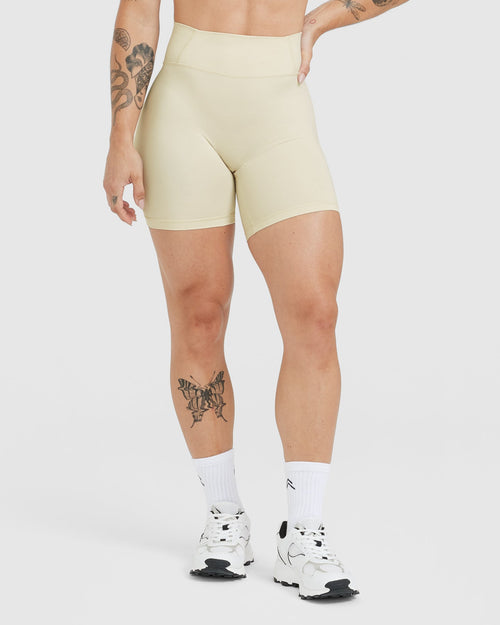 Oner Modal Timeless High Waisted Shorts | Vanilla