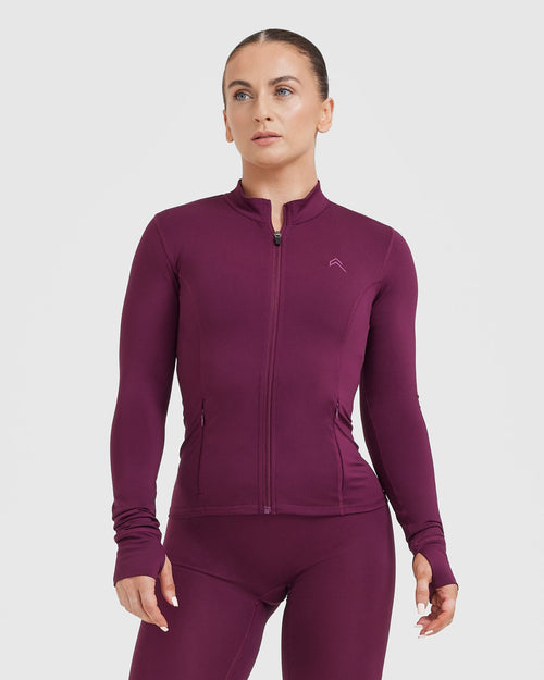 Oner Modal Timeless Jacket | Ripe Fig