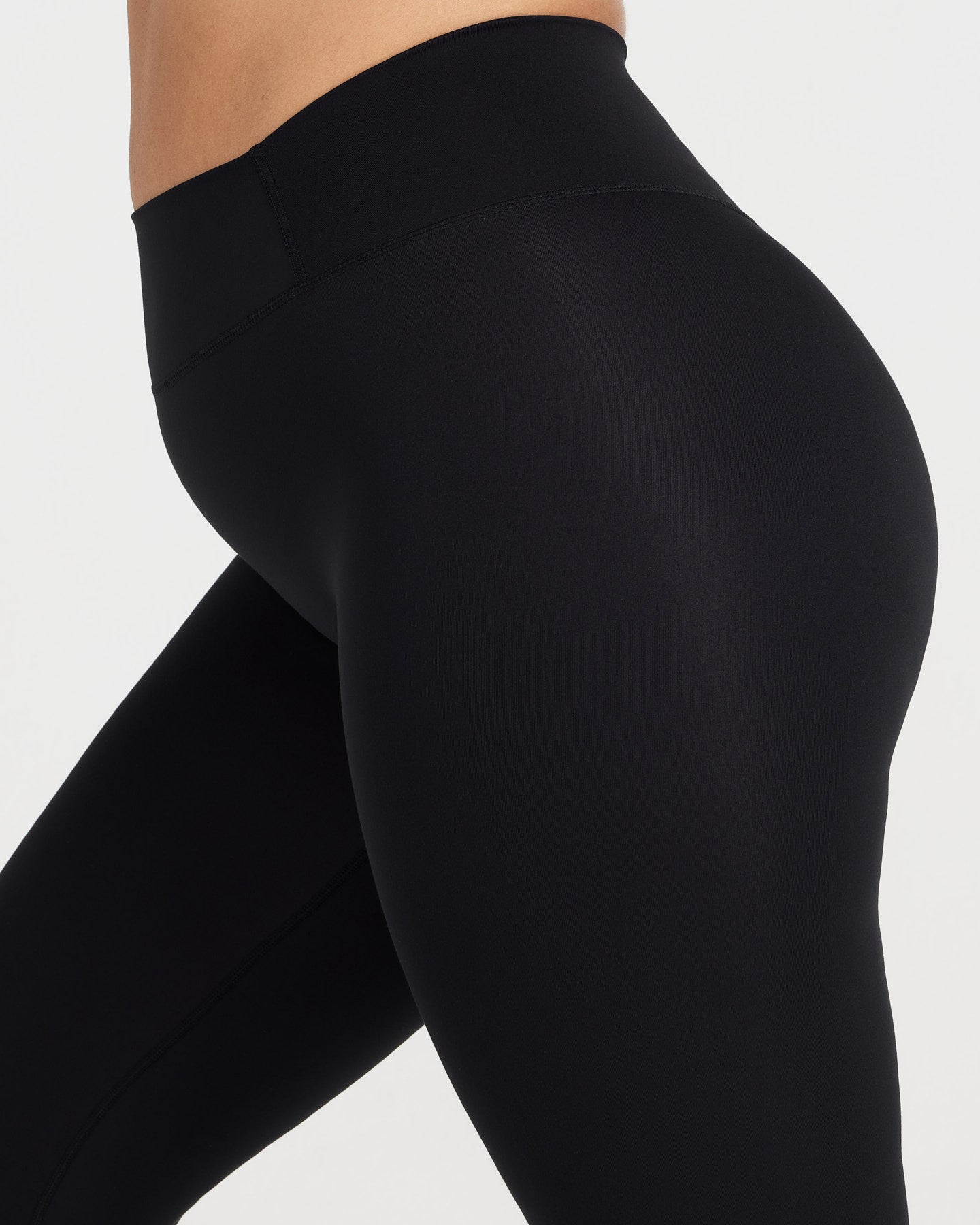 Black Body Fit Leggings - Women's - High Waist