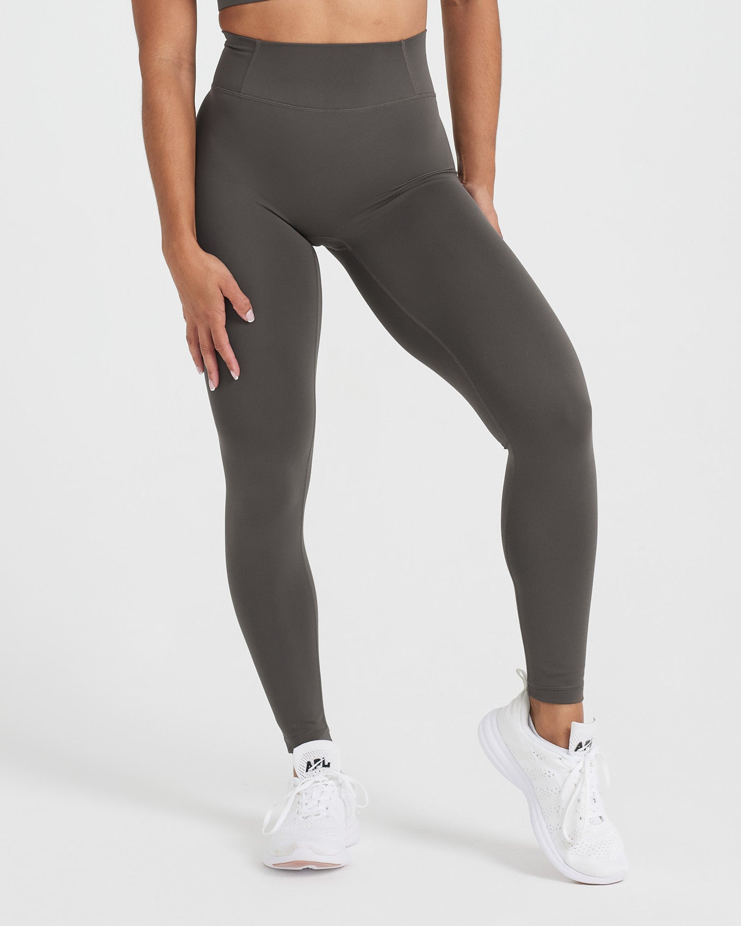 Active High-Rise Leggings Warm Taupe