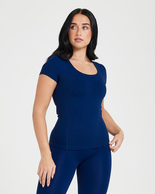 Oner Modal Timeless Short Sleeve Tee | Midnight
