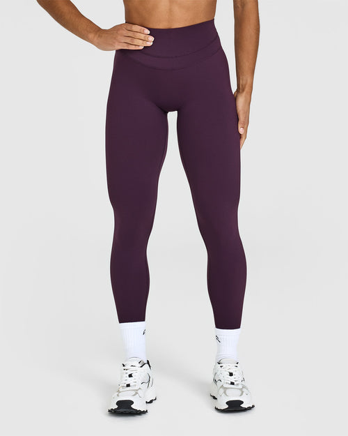 Oner Modal Unified High Waisted Leggings | Blackberry Purple