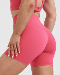 Unified High Waisted Shorts 6" | Velvet Pink