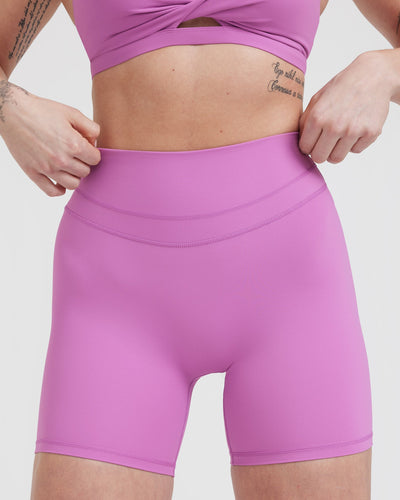Unified High Waisted Shorts Orchid Purple