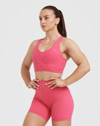 Unified Layered Sports Bra | Velvet Pink