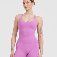 UnifiedMove™ V Neck Cross Back Vest | Orchid Purple